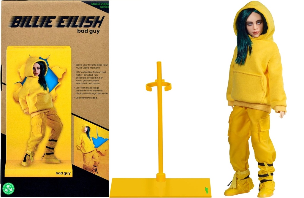 Playmates Billie Eilish Bad Guy Fashion Doll