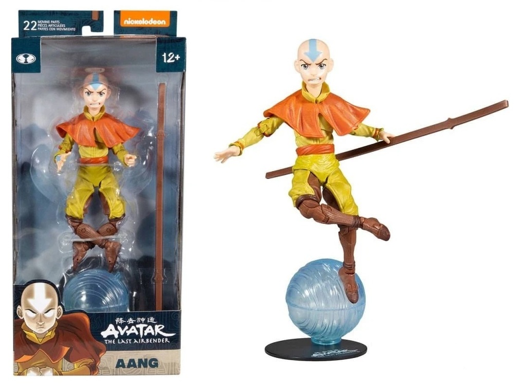 McFarlane Toys Avatar The Last Airbender Aang Figura de acción 7in