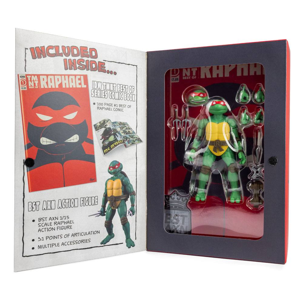 BST AXN TMNT Raphael Comic Bundle + Figura de acción