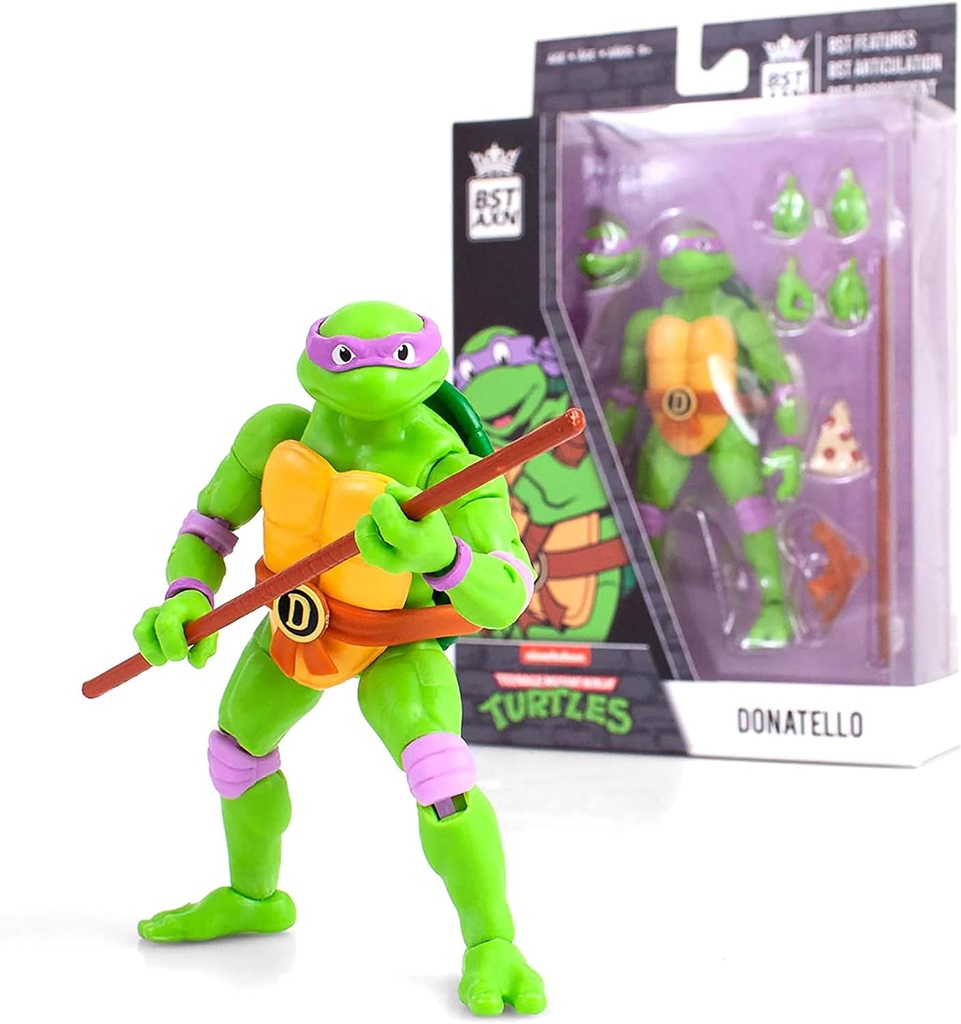 BST AXN TMNT Donatello 5in Figura de acción