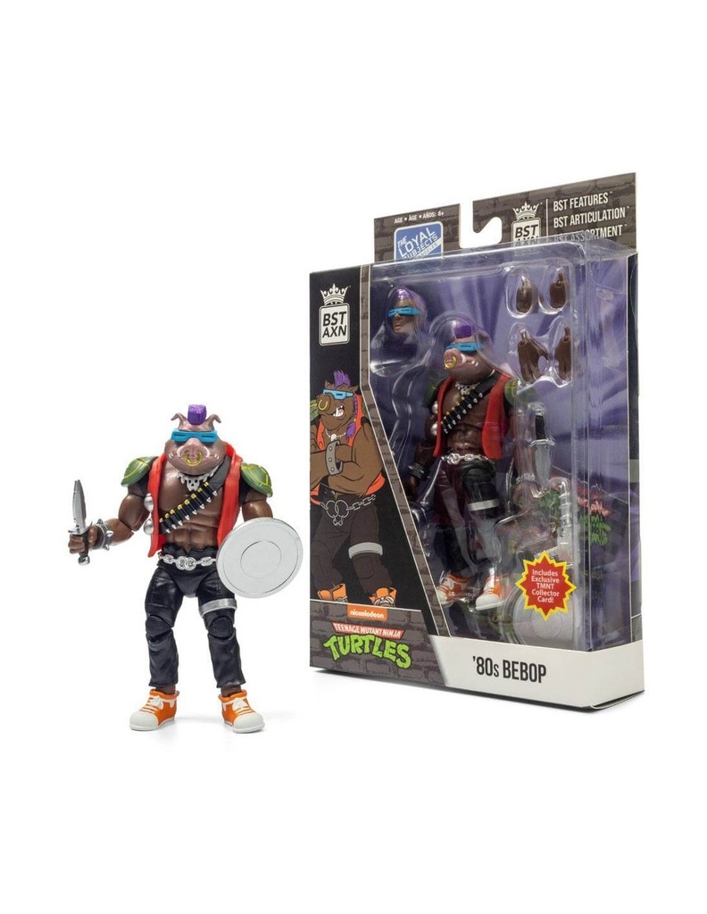 BST AXN TMNT W3 '80s BeBop 5in Figura de acción