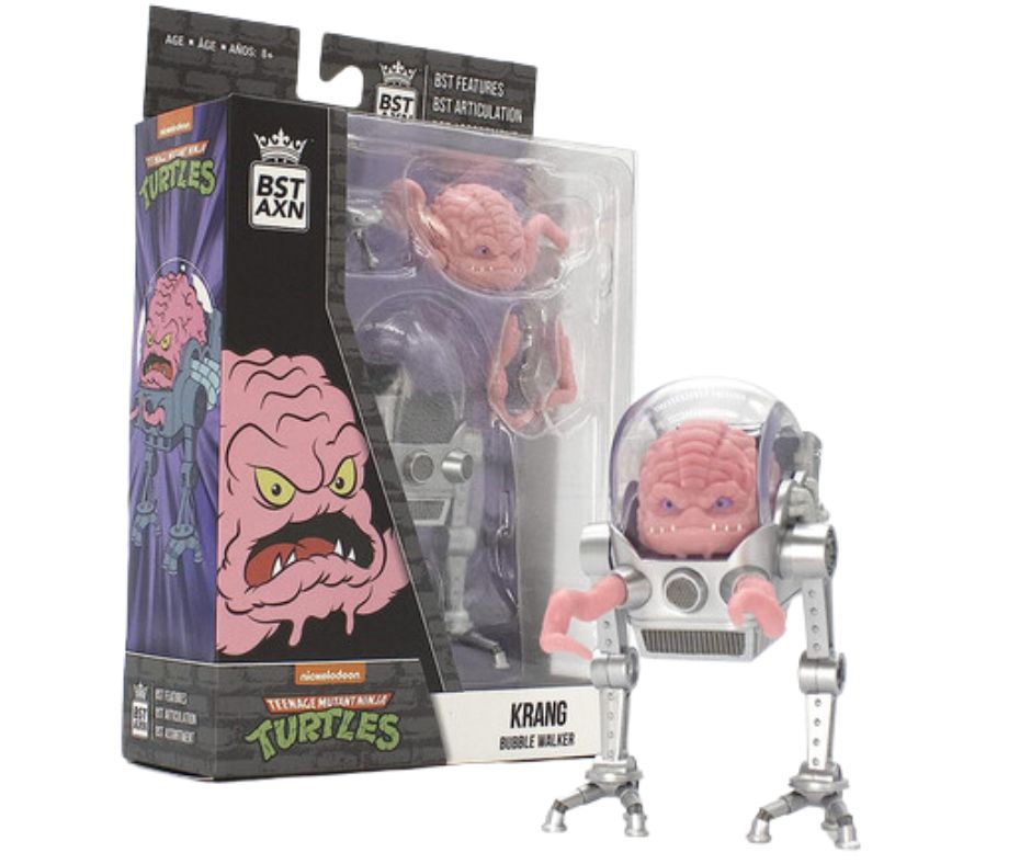 BST AXN TMNT W3 Krang Bubble Walker 5in Figura de acción