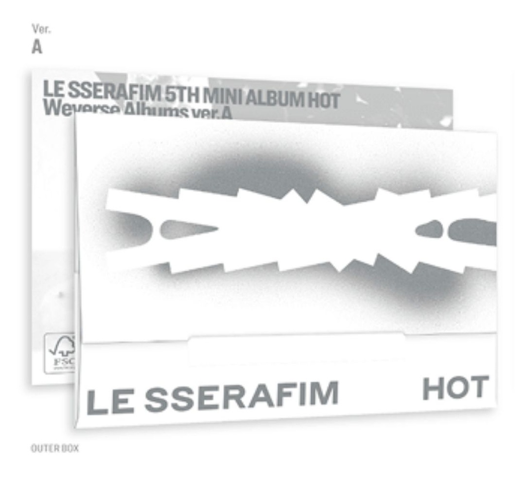 LE SSERAFIM 5th Mini Album HOT Weverse Albums ver.