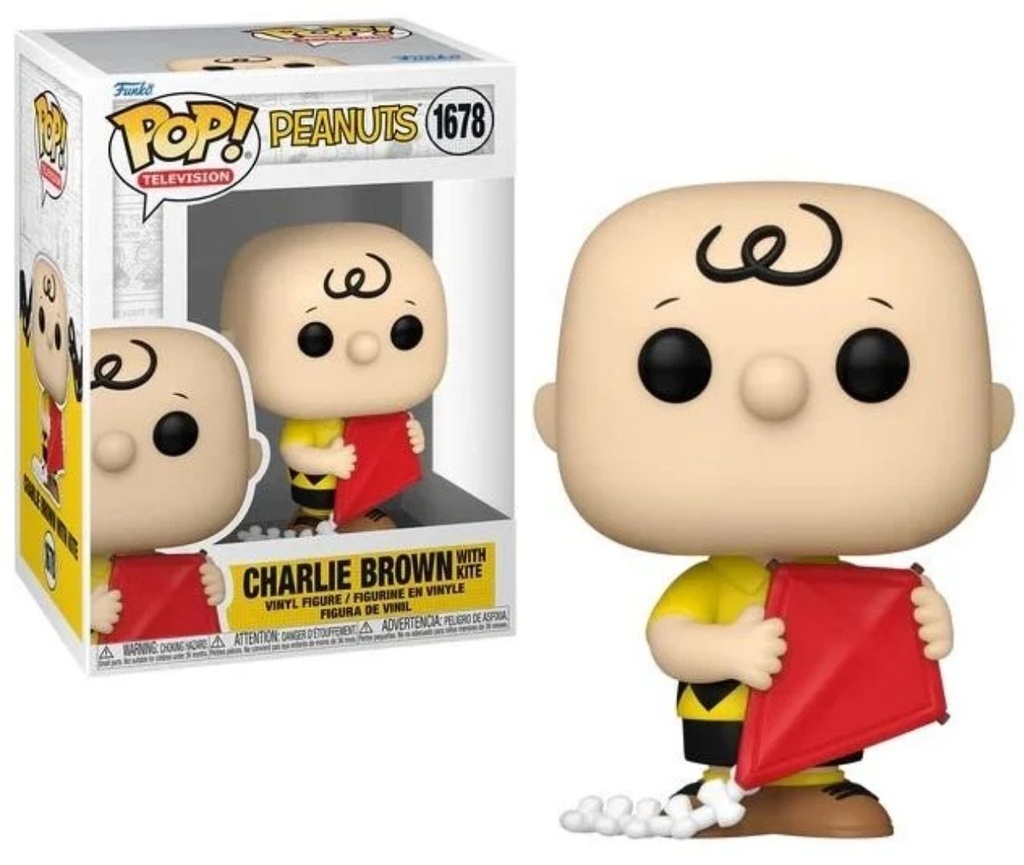 Funko Pop Television Peanuts Charlie Brown with Kite #1678