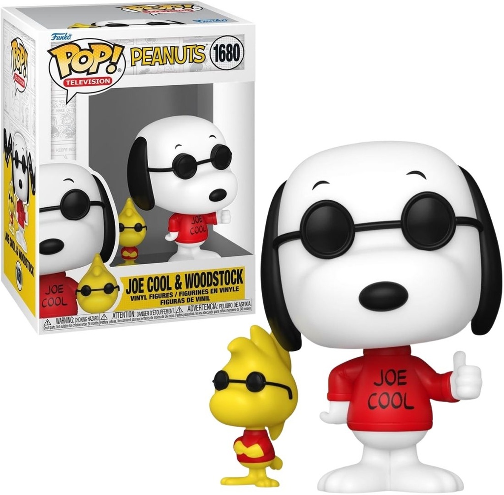 Funko Pop Television Peanuts Joe Cool & Woodstock #1680