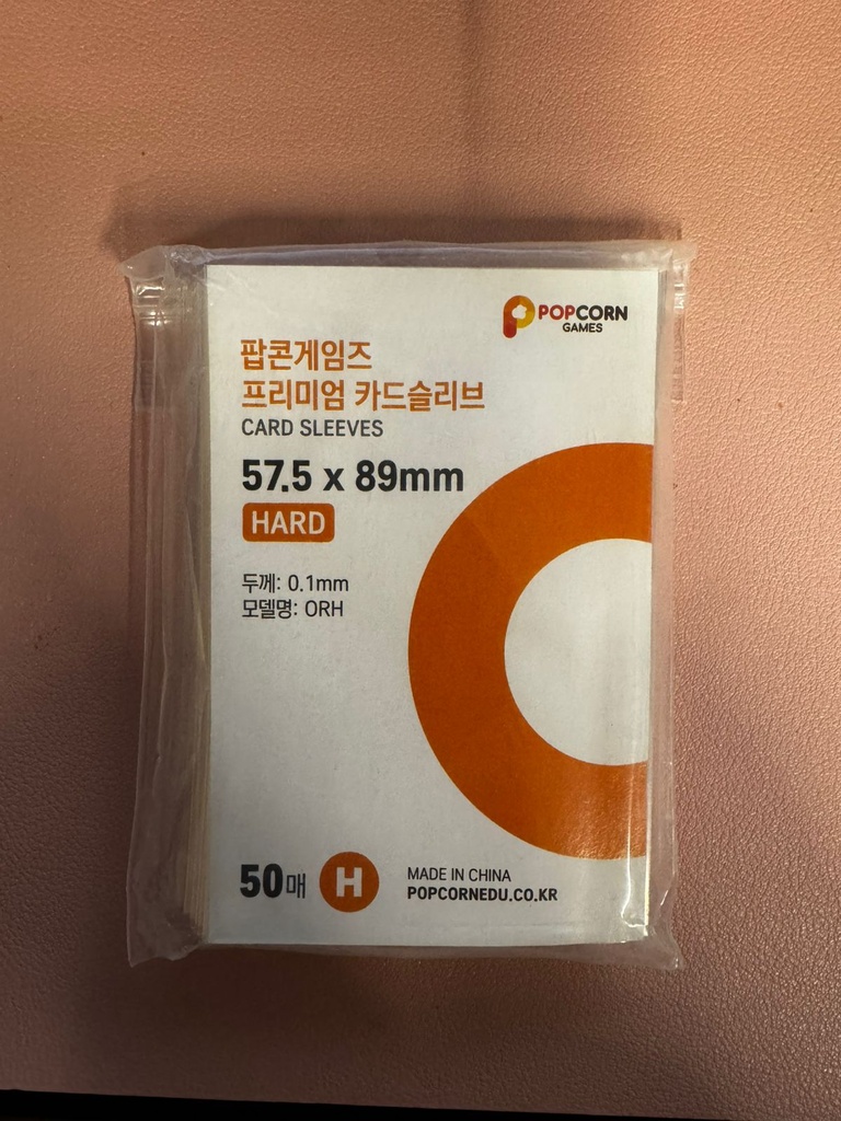 PopCorn Sleeves Protector HARD de photocard 57.5 x 89 mm Pack 50 pz