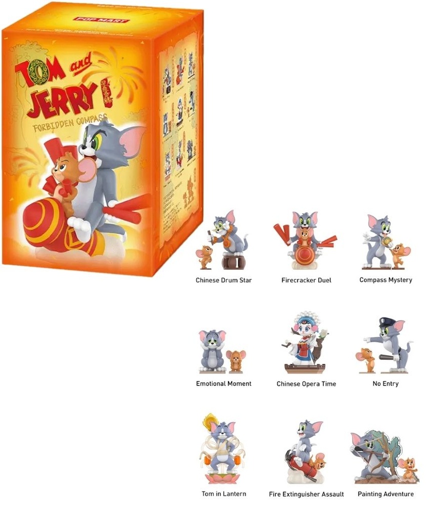 Pop Mart Tom & Jerry Forbidden Compass Series Figures