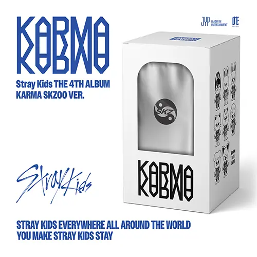 PRE ORDER CON Soundwave POB Stray Kids 4th Album - KARMA (SKZOO Ver.) 