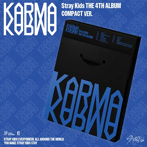 PRE ORDER CON POB DE YES24 Stray Kids 4th Album - KARMA (Compact Ver.) 