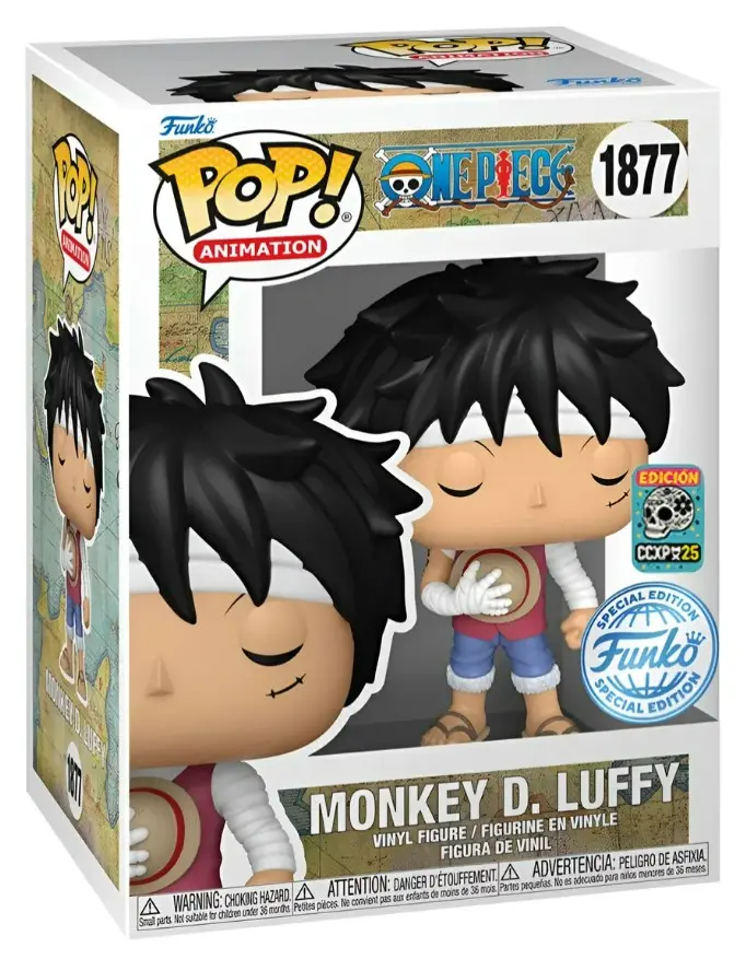 Funko Pop Animation One Piece Monkey D Luffy CCXP25 #1877