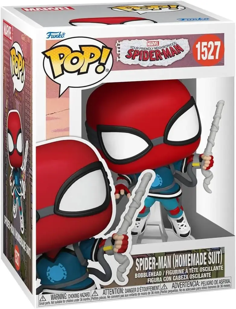 Funko Pop Friendly Neighborhood Spider Man Spider Man (Homemade Suit) #1527