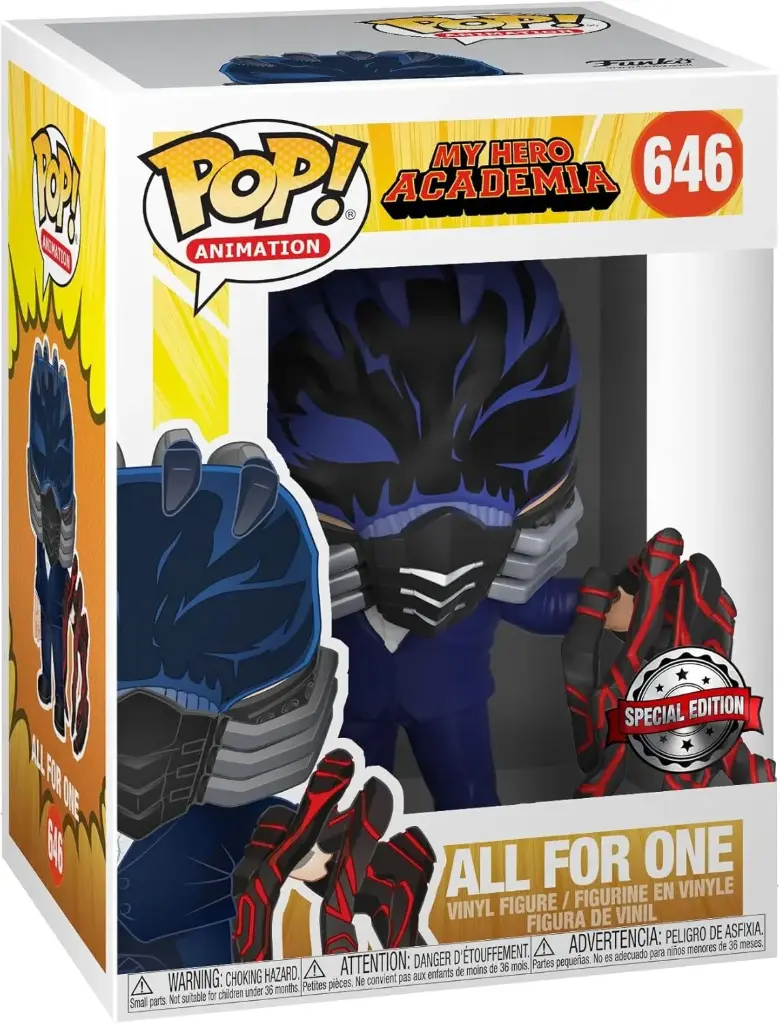 Funko Pop Animation My Hero Academia All For One #646 Special Edition