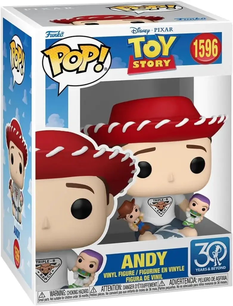 Funko Pop Toy Story 30th Anniversary Andy #1596