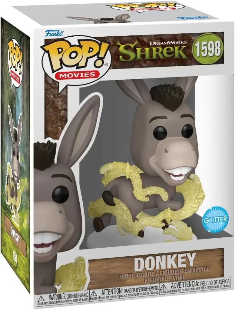 Funko Pop Movies Shrek Donkey with Glitter #1598