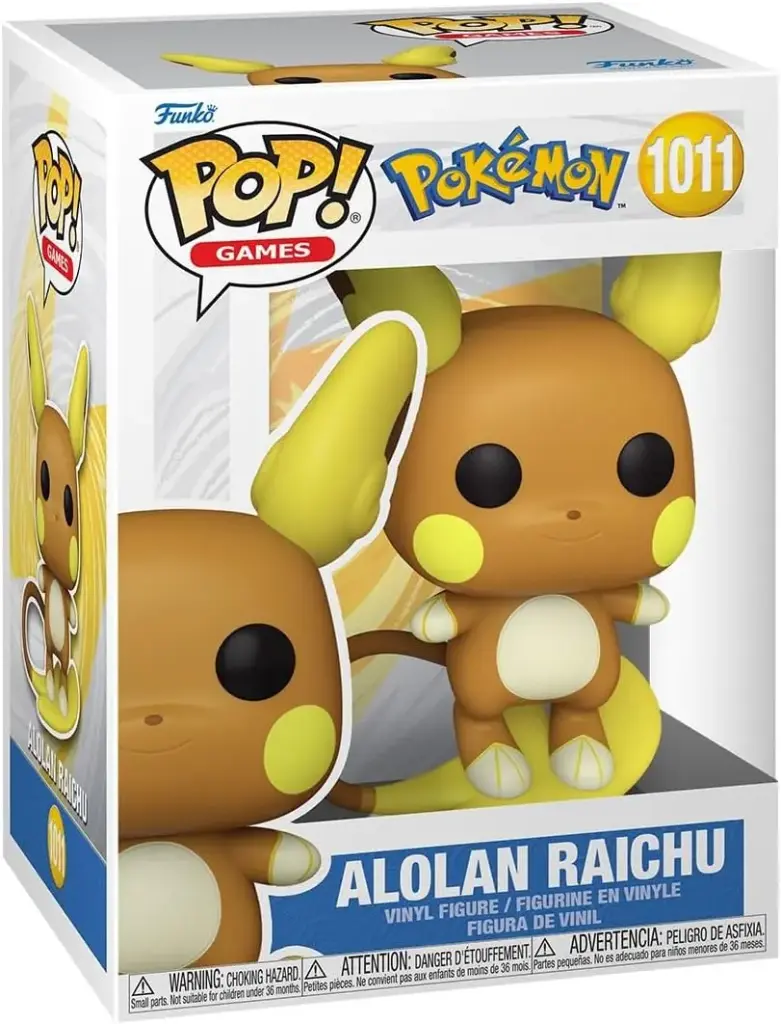  Funko Pop Games Pokemon Alolan Raichu #1011