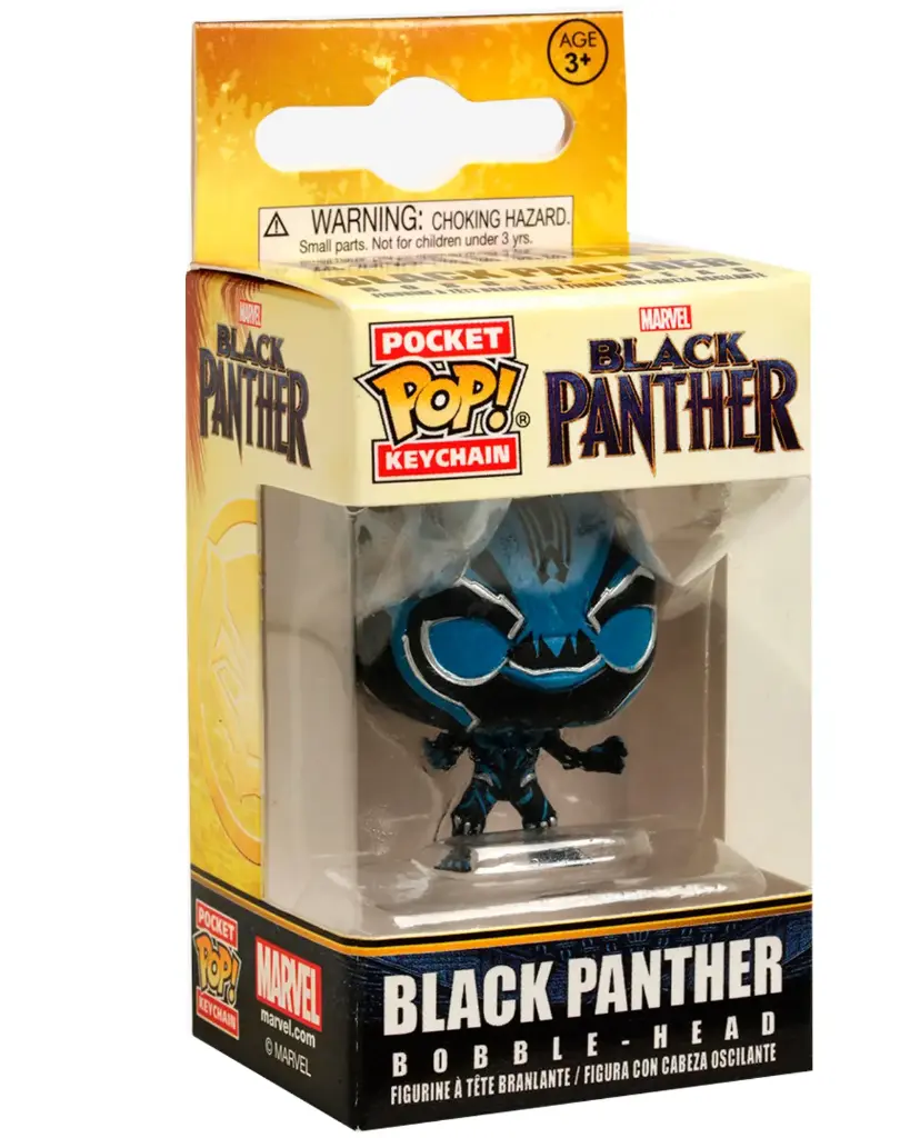 Funko Pocket Pop Keychain Black Panter Glow