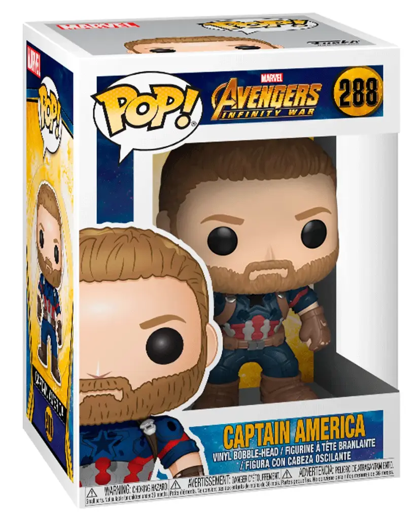 Figura Pop Avengers Infinity War Captain America #288