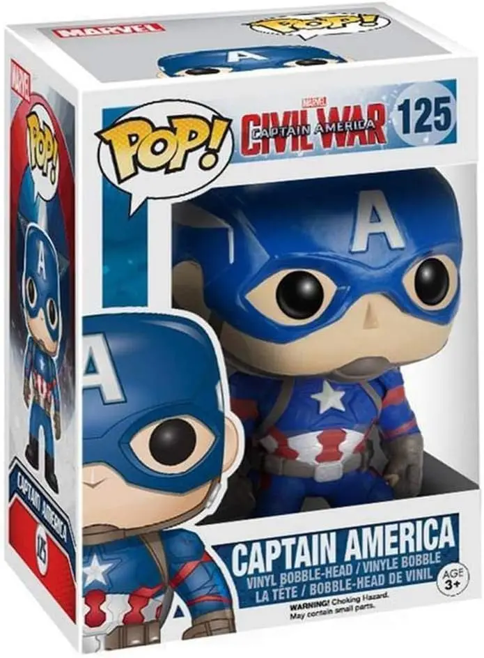 Funko Pop Civil War Captain America #125