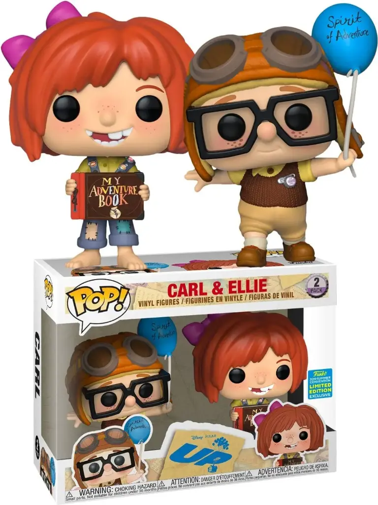 Funko Pop Disney Up Carl & Ellie (2019 Convención de verano exclusiva)