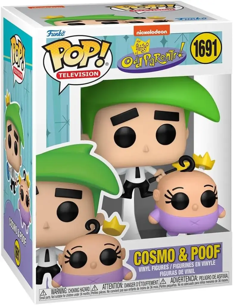 Funko Pop TV Fairly OddParents Cosmo & Poof #1691
