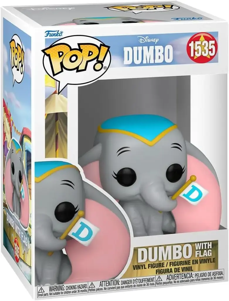 Funko Pop Disney Dumbo Dumbo with Flag #1535