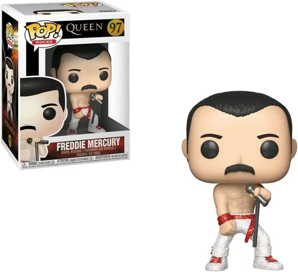 Funko Pop Rock Queen Freddie Mercury #97 Glitter Diamond Collection