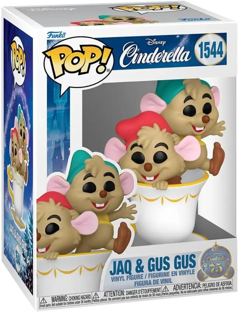 Funko Pop Disney Cinderella's 75th Anniversary Jaq and Gus Gus #1544