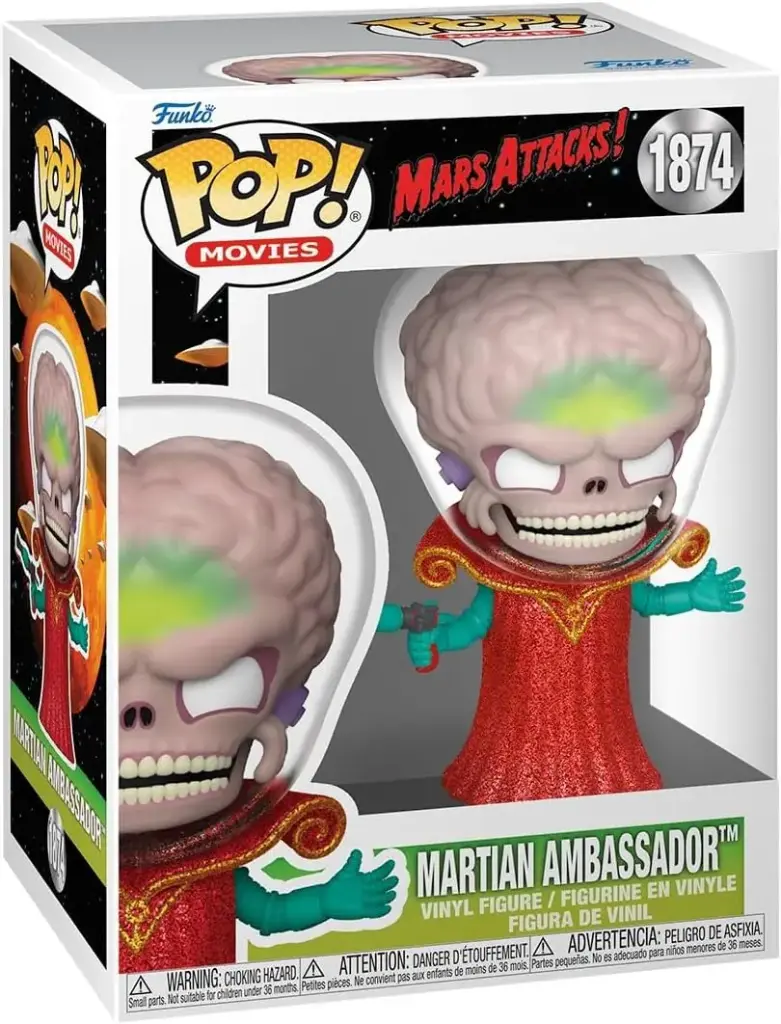Funko Pop Movies Mars Attacks Martian Ambassador #1874