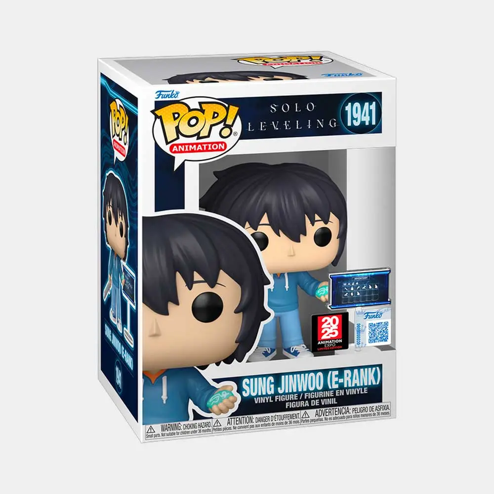 Funko Pop Animation Solo Leaveling Sung Jinwoo (E-RANK) #1491 Expo Anime Special Edition 2025