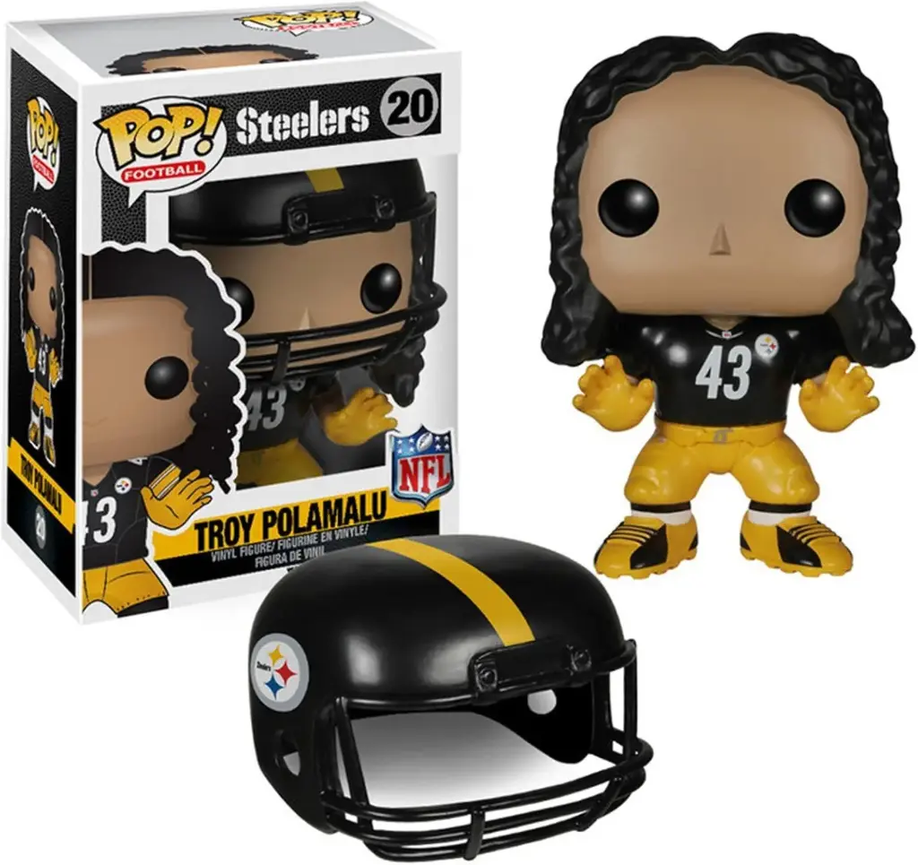 Funko Pop Football  Steelers Troy Polamalu #20