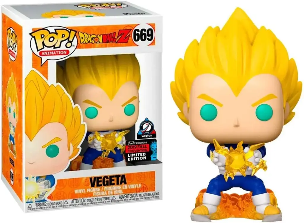 Funko Pop Animation Dragon Ball Z Vegeta #669 Limited Comicon 2019