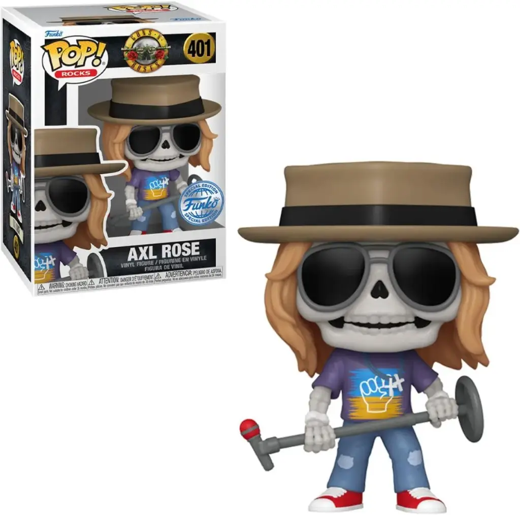 Funko Pop Rocks Guns'N Roses Axl Rose #401 Exclusivo