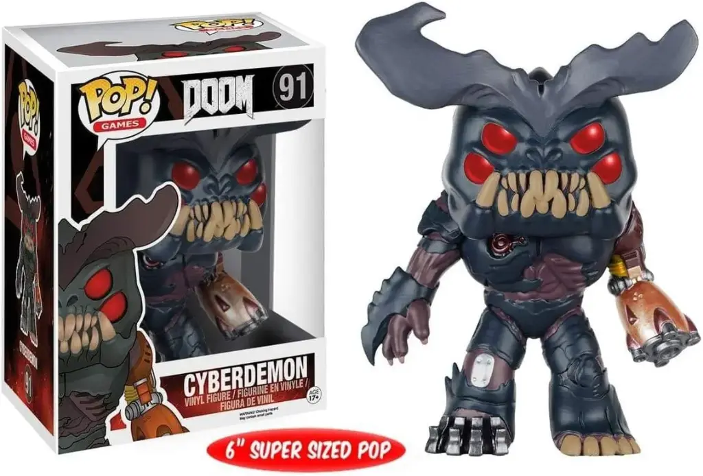 FUNKO POP GAMES DOOM CYBERDEMON #91