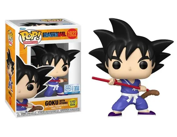 Funko Pop Animation Dragon Ball Goku with Nyoibo #1922 Glow in the Dark