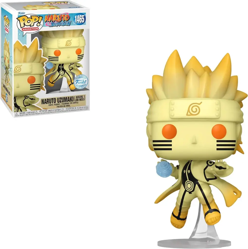 Funko Pop Animation Naruto Shippuden Naruto Uzumaki Kurama Link Mode #1465