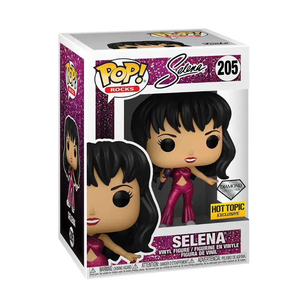 Funko Pop Rocks Selena #205 Diamond Collection Special Edition