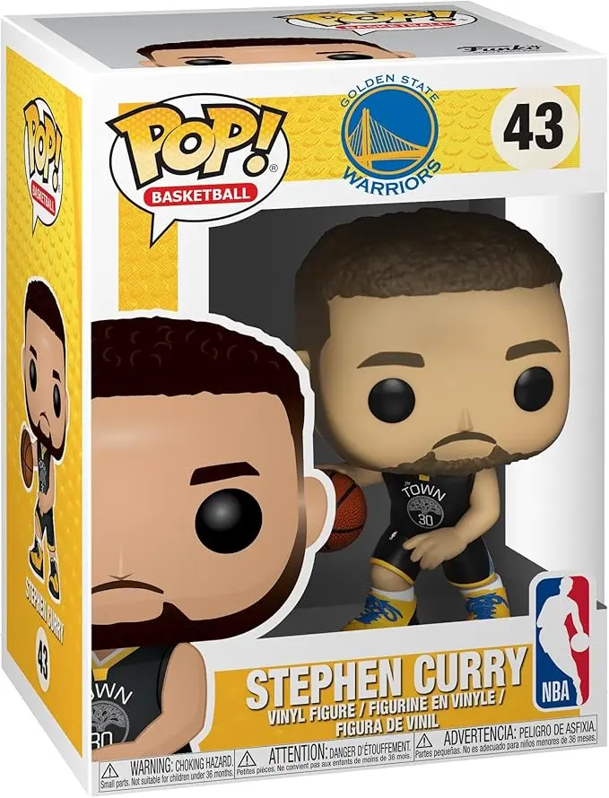 Funko Pop NBA Golden State Warriors Stephen Curry #43