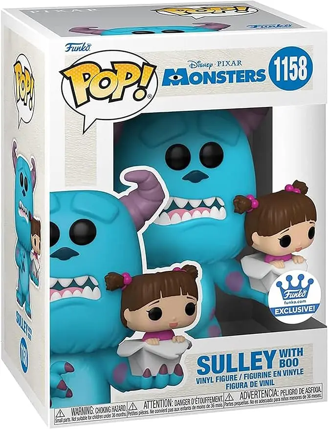 Funko Pop Monsters Inc. Sulley With Boo #1158 Exclusive fuko.com