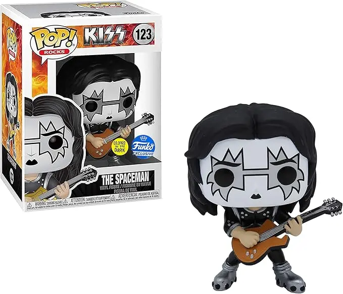 Funko Pop Rocks Kiss The Spaceman #123 Glows in the Dark Exclusive