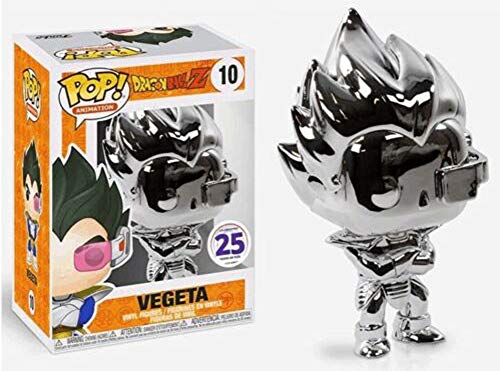 Funko Pop Dragon Ball Z Vegeta #10 Silver Crome Special Edition