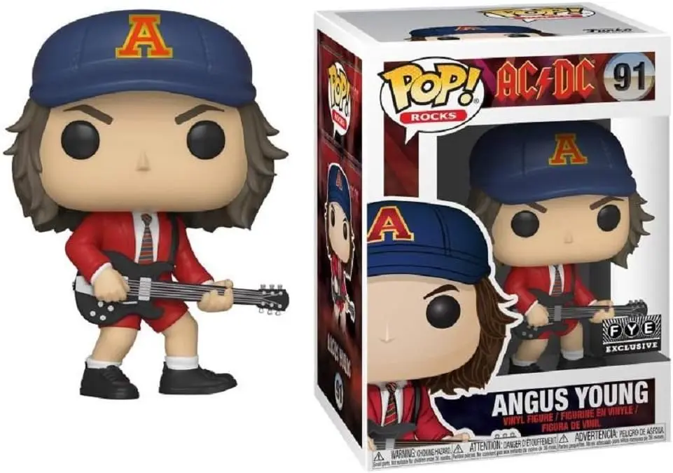 Funko Pop Rocks AC/DC  Angus Young #91 Exclusive FYE