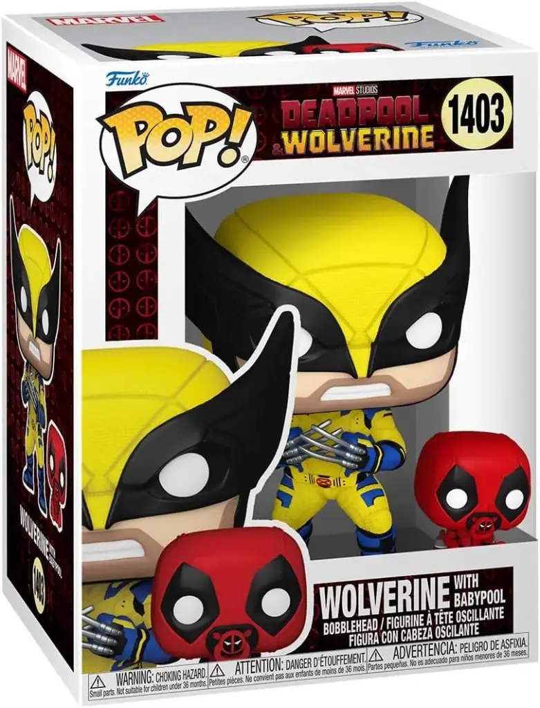  Funko Pop Deadpool & Wolverine Wolverine with Babypool #1403 