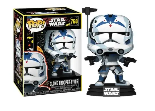 Funko Pop Star Wars Clone Trooper Fives #768 Black Lights