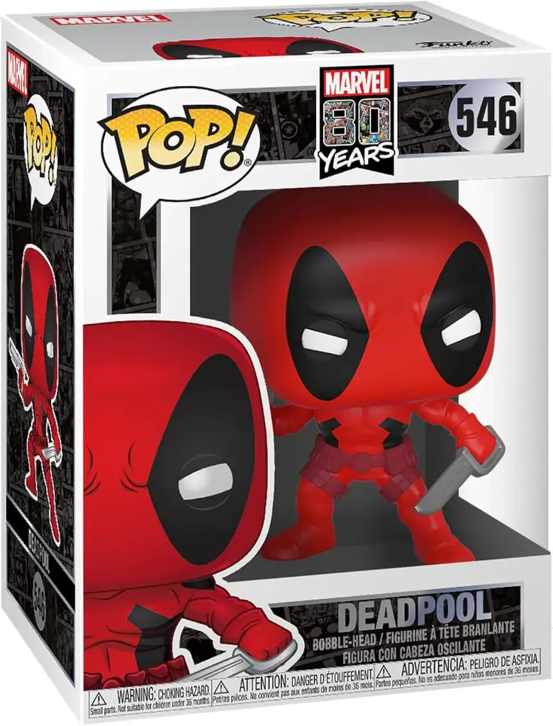 Funko Pop Marvel 80 Years Deadpool #546