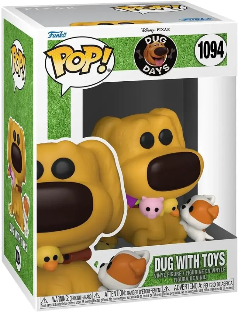 Funko Pop Disney Up Dug Days Dug with Toys #1094