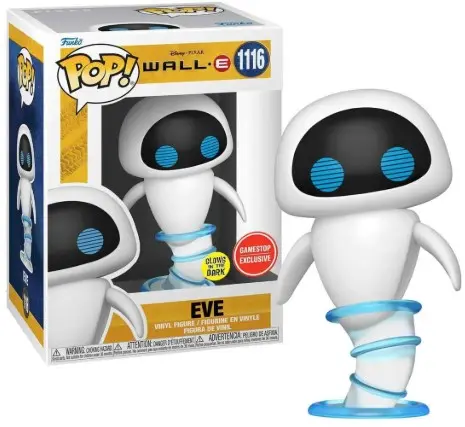Funko Pop Wall E Eve 1116 Glows In The Dark
