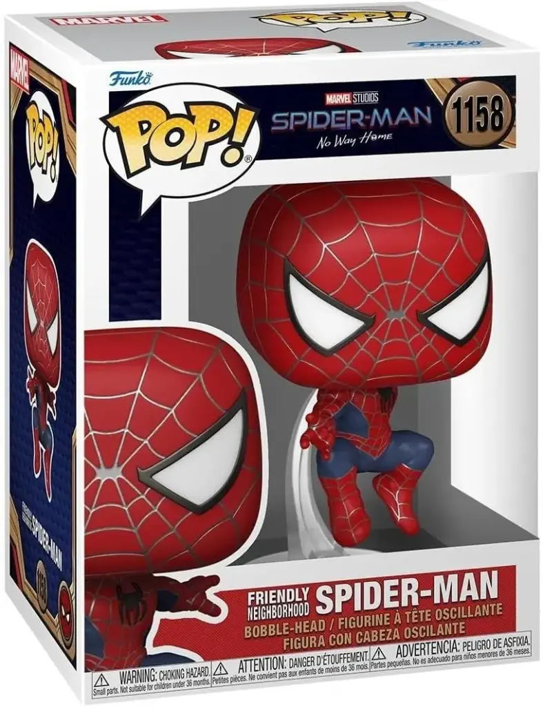 Funko Pop Marvel Spiderman No Way Home Friendly Neighborhood Spider Man #1158
