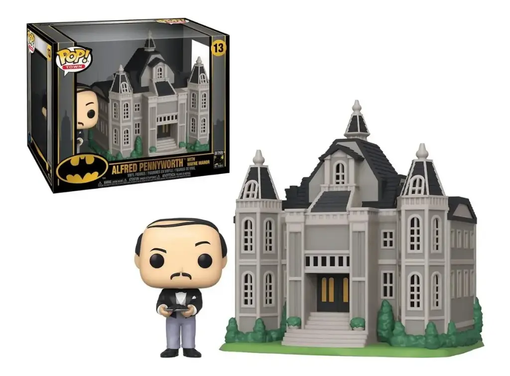 Funko Pop Town Batman Alfred Pennyworth With Wayne Manor #13
