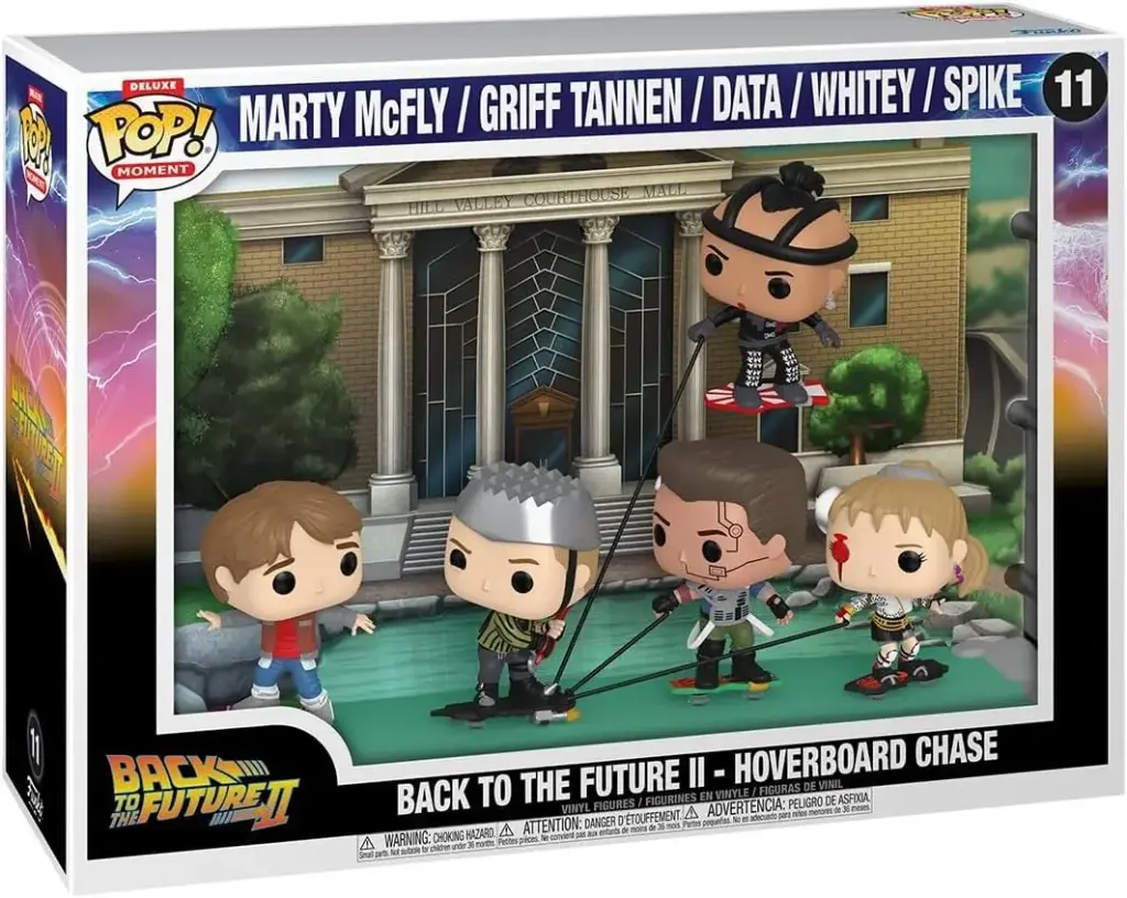 Funko Pop Moments Deluxe Back to The Future 2 Marty Mcfly  Hoverboard Chase