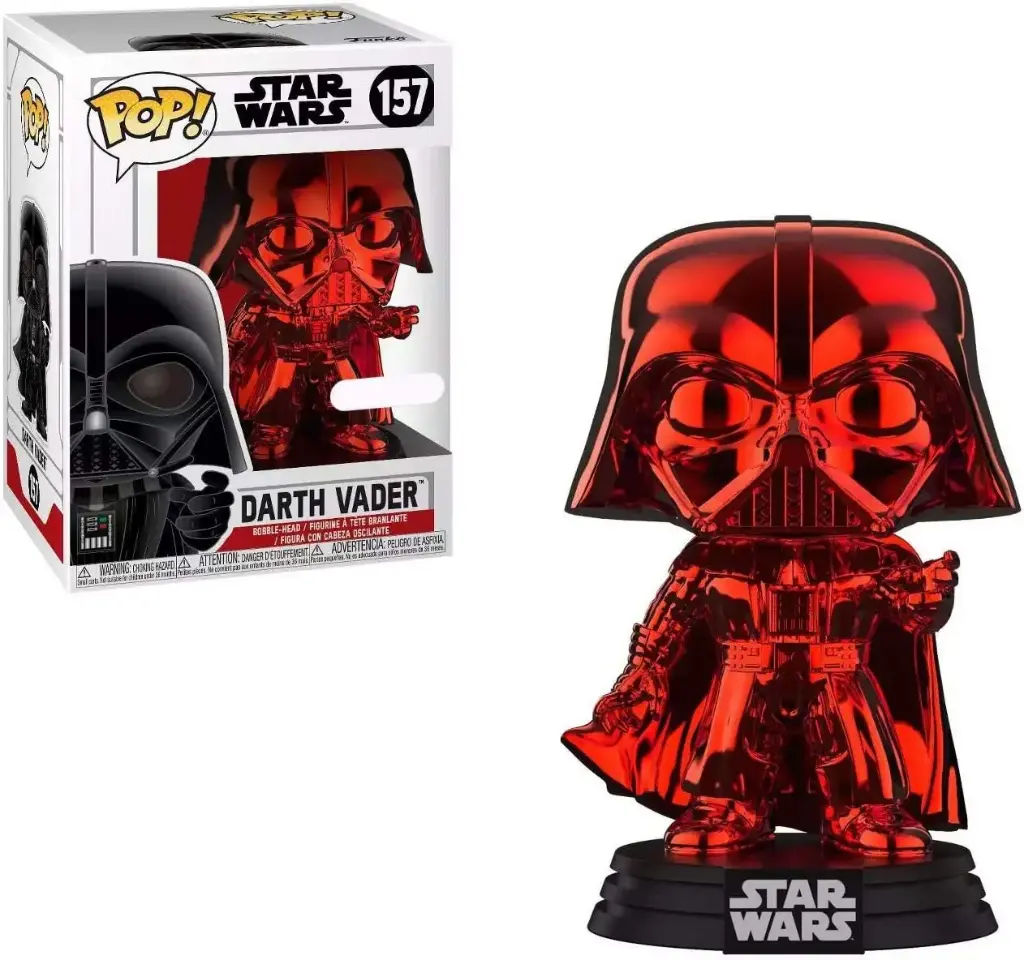 Funko Pop Star Wars Darth Vader #157 Crome Red Edition Special